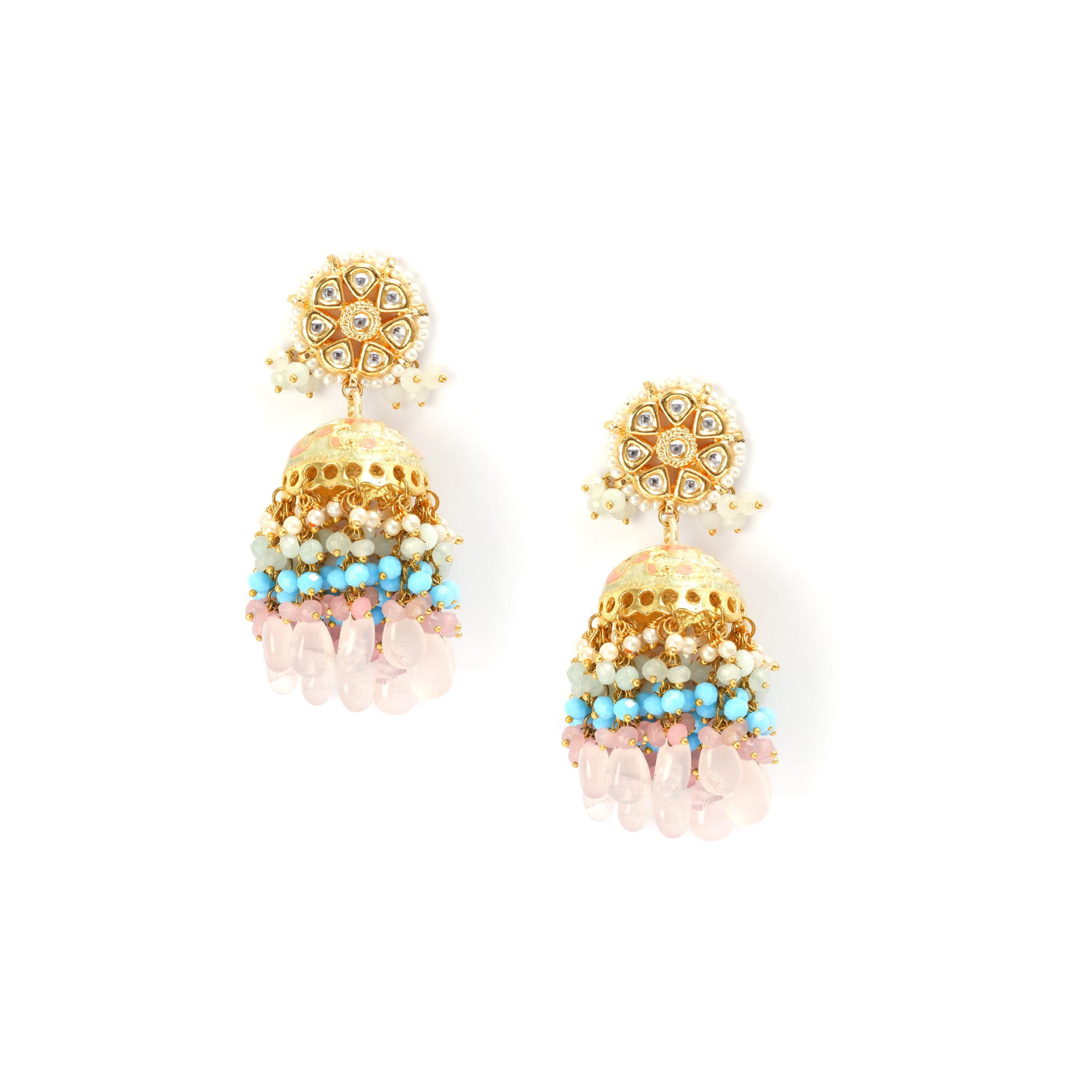 Heritage Kundan Jhumkas