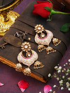 Kundan chand baali earrings