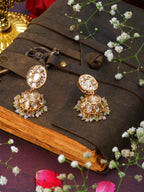 Aarohi moissanite jhumkas