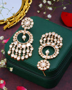 Moissanite chandelier earrings