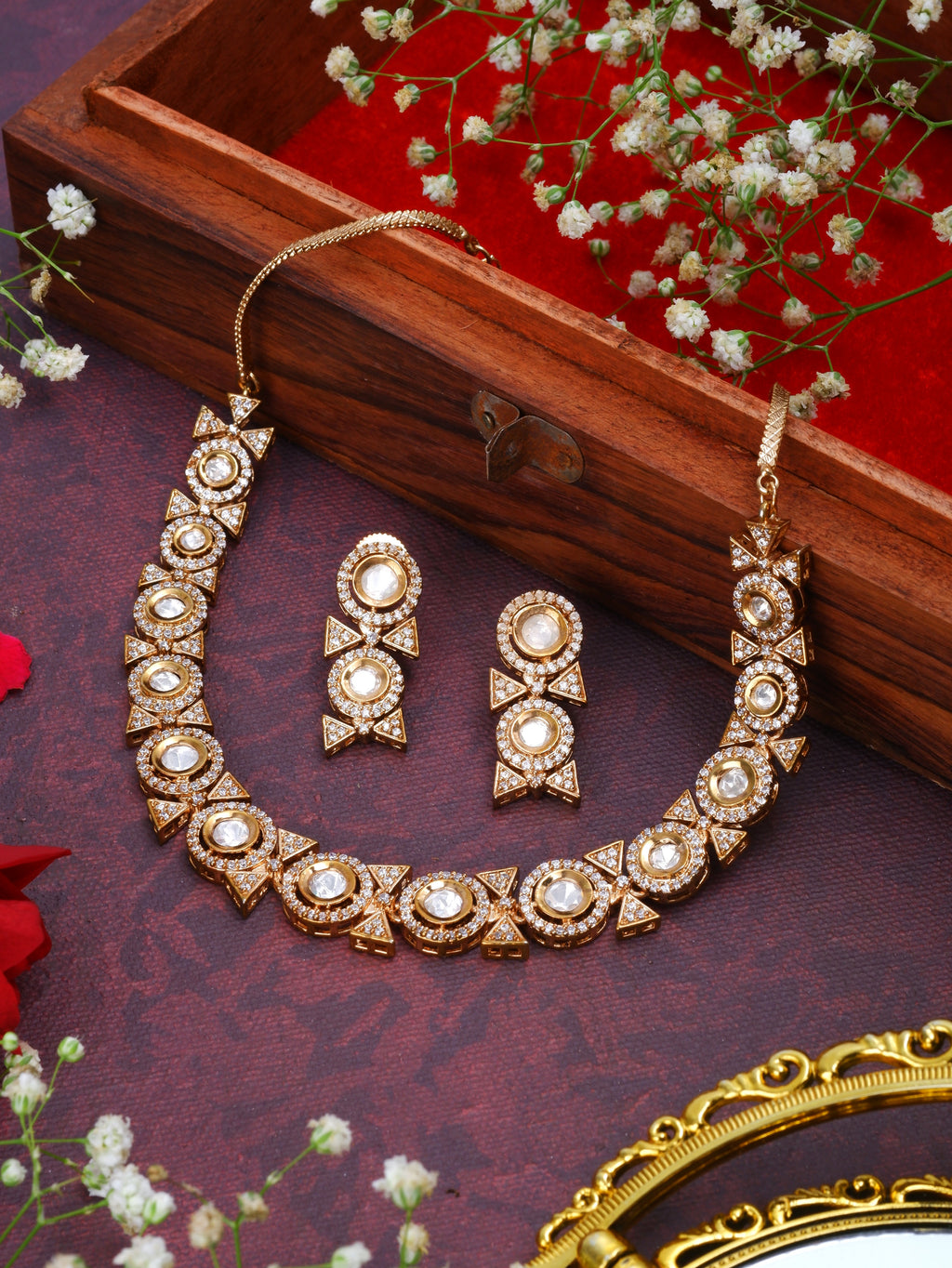 Starlight moissanite choker set