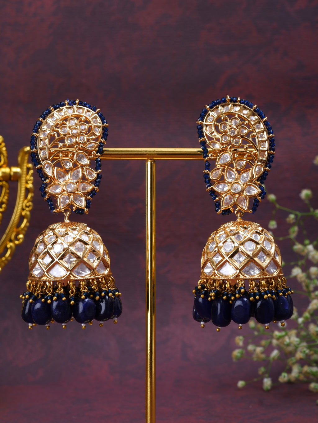 Mayura Polki Earrings