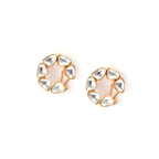 Polki stud earrings