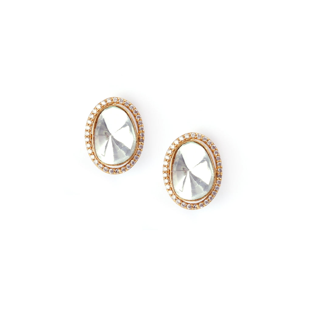 Esha moissanite studs