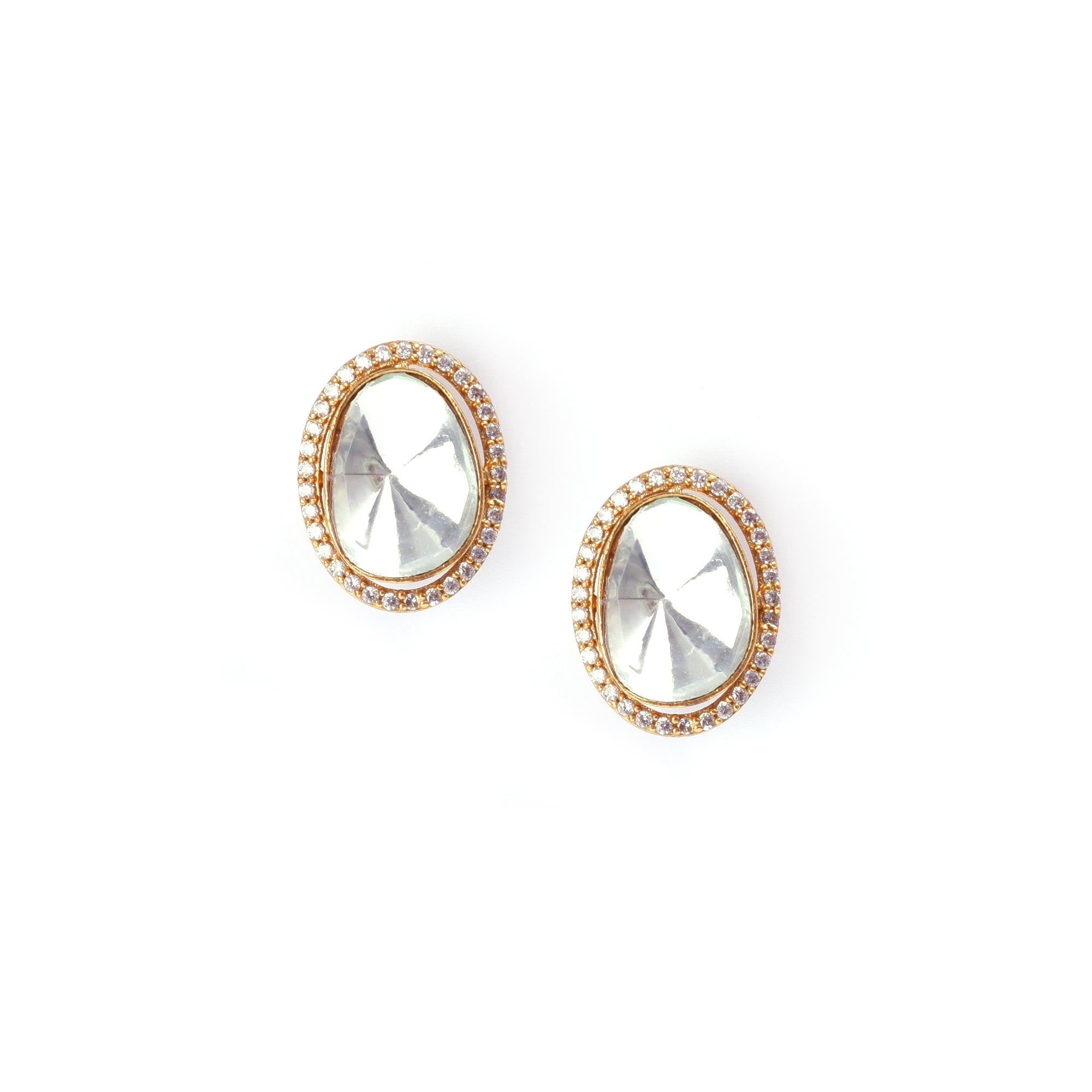 Esha moissanite studs