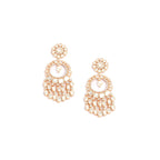 Moissanite chandelier earrings